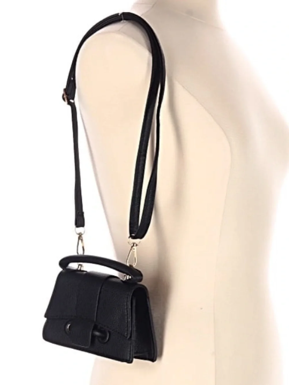 Unbranded Black Women's Tiny Satchel Crossbody Bag